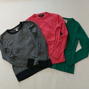 Three Banana Republic sweaters bundle